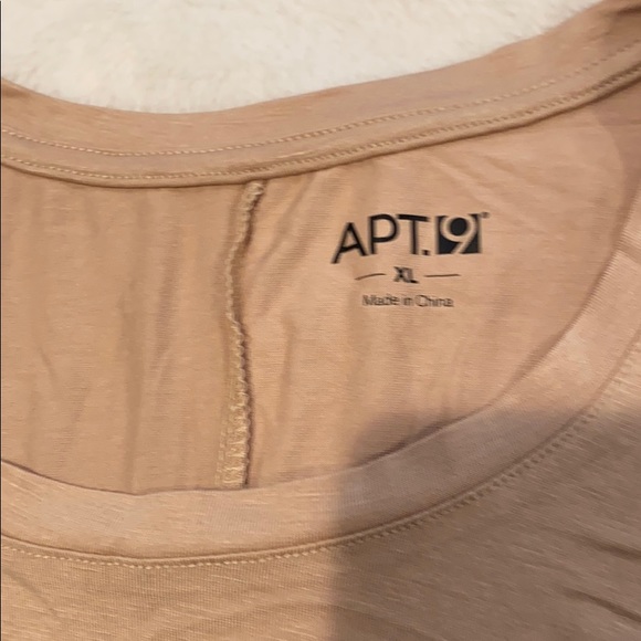 Apt.9 slinky feel peekaboo shoulder long tee - Picture 3 of 3